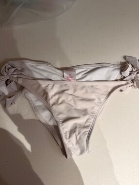 Xhilaration Women’s Tie-Side Bikini Bottom - Light Beige